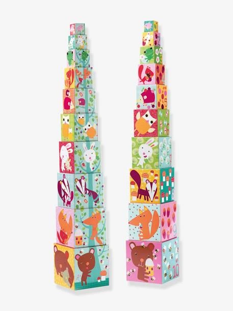 10 Cubes Forêt DJECO Vert - Djeco 3 10 Cubes Forêt DJECO Vert - Djeco