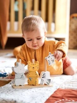 Produits Pour Bébé -Produits Pour Bébé animaux a empiler jungle en bois fsc 1