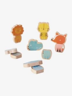 Animaux Magnétiques à Assembler En Bois FSC® Multicolore - Vertbaudet -Produits Pour Bébé animaux magnetiques a assembler en bois fsc 2
