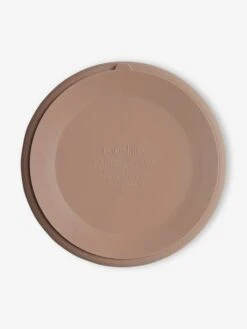 Assiette Compartimentée MUSHIE En Silicone Beige - Mushie -Produits Pour Bébé assiette compartimentee mushie en silicone 2