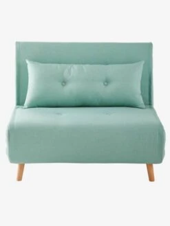 Banquette Convertible 1 Place Vert D'eau - Vertbaudet -Produits Pour Bébé banquette convertible 1 place 3