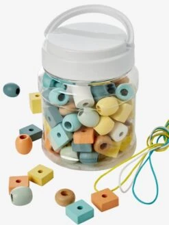 Baril De Grosses Perles En Bois FSC® Rose - Vertbaudet -Produits Pour Bébé baril de grosses perles en bois fsc 4