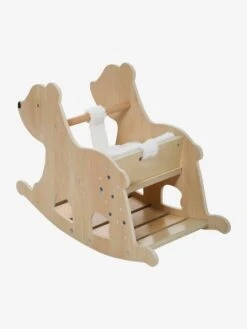 Bascule Ours Polaire En Bois FSC® Naturel - Vertbaudet -Produits Pour Bébé bascule ours polaire en bois fsc 3