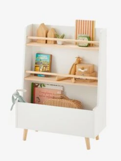 Bibliothèque Avec Fond Réversible Hanoï Blanc - Vertbaudet -Produits Pour Bébé bibliotheque avec fond reversible hanoi 2
