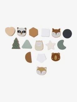 Boîte Des Animaux à Encastrer GREEN FOREST En Bois FSC® Multicolore - Vertbaudet -Produits Pour Bébé boite des animaux a encastrer green forest en bois fsc 4