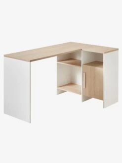 Bureau D'angle Liverpool Blanc - Vertbaudet -Produits Pour Bébé bureau dangle liverpool 2