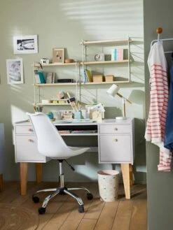 Bureau Enfant LIGNE FJORD Gris/bois - Vertbaudet -Produits Pour Bébé bureau enfant ligne fjord 2