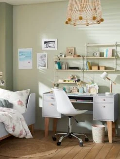 Bureau Enfant LIGNE FJORD Gris/bois - Vertbaudet -Produits Pour Bébé bureau enfant ligne fjord 3