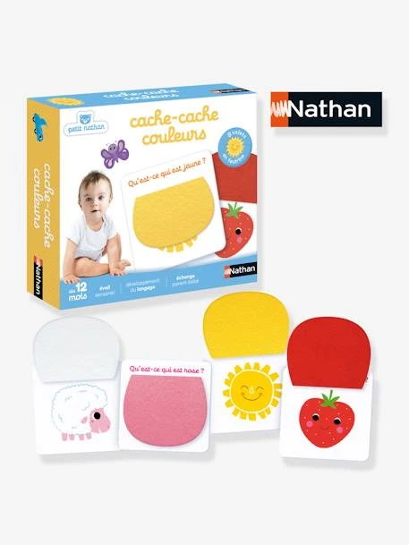 Cache-cache Couleurs NATHAN Blanc - Nathan 3 Cache-cache Couleurs NATHAN Blanc - Nathan