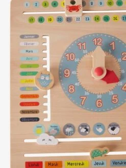 Calendrier En Bois FSC® Multicolore - Vertbaudet -Produits Pour Bébé calendrier en bois fsc 5