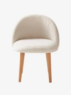 Chaise Fausse Fourrure Maternelle Ivoire - Vertbaudet -Produits Pour Bébé chaise fausse fourrure maternelle 2