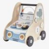 Chariot De Marche Avec Freins EN VOITURE SIMON En Bois FSC® Multicolore - Vertbaudet -Produits Pour Bébé chariot de marche avec freins en voiture simon en bois fsc