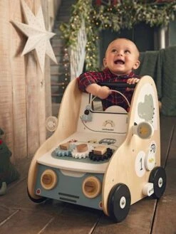 Chariot De Marche Avec Freins EN VOITURE SIMON En Bois FSC® Multicolore - Vertbaudet -Produits Pour Bébé chariot de marche avec freins en voiture simon en bois fsc 5