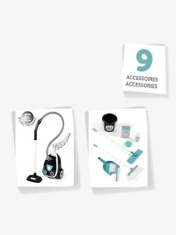 Chariot De Ménage Avec Aspirateur - SMOBY Bleu - Smoby -Produits Pour Bébé chariot de menage avec aspirateur smoby 2