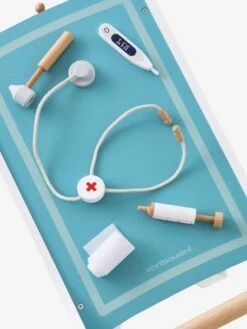 Chariot De Vétérinaire En Bois FSC® Blanc - Vertbaudet -Produits Pour Bébé chariot de veterinaire en bois fsc 5