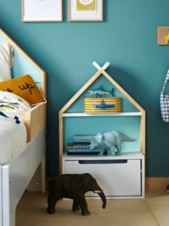 Chevet Enfant Fond Réversible Bleu Ou Rose LIGNE TIPILI Blanc - Vertbaudet -Produits Pour Bébé chevet enfant fond reversible bleu ou rose ligne tipili 4