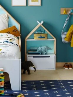 Chevet Enfant Fond Réversible Bleu Ou Rose LIGNE TIPILI Blanc - Vertbaudet -Produits Pour Bébé chevet enfant fond reversible bleu ou rose ligne tipili 5