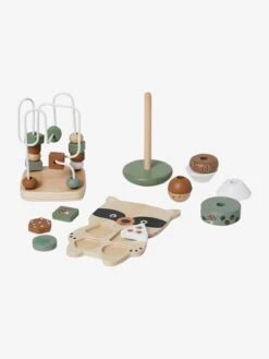 Produits populaires -Produits Pour Bébé coffret 3 jeux deveil green forest en bois fsc 1