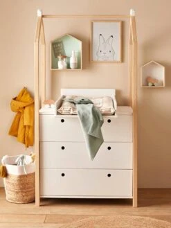 Commode Penderie Coconut Blanc - Vertbaudet 10 Commode Penderie Coconut Blanc - Vertbaudet -Produits Pour Bébé commode penderie coconut 3