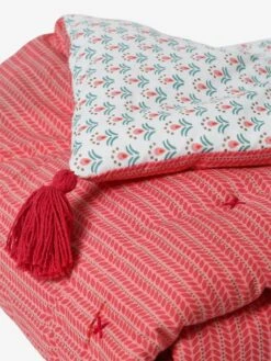 Couvre-lit EDEN INDIA Rose / Multicolore - Vertbaudet -Produits Pour Bébé couvre lit eden india 3