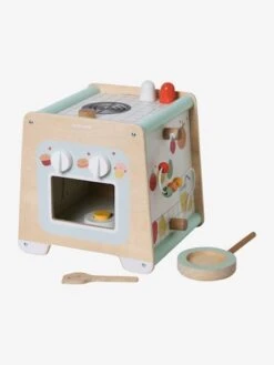 Cube D'activités Cuisinette En Bois FSC® Beige - Vertbaudet -Produits Pour Bébé cube dactivites cuisinette en bois fsc 5