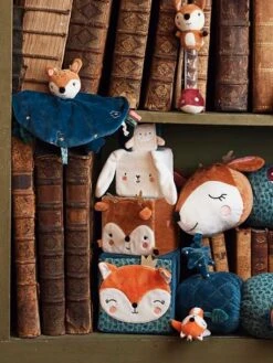 Cubes En Tissu Forêt Enchantée Vert - Vertbaudet -Produits Pour Bébé cubes en tissu foret enchantee 2