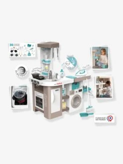 Cuisine Tefal Clean - SMOBY Blanc - Smoby -Produits Pour Bébé cuisine tefal clean smoby 2