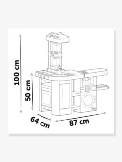 Cuisine Tefal Clean - SMOBY Blanc - Smoby -Produits Pour Bébé cuisine tefal clean smoby 4
