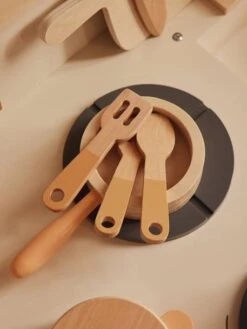 Cuisinette équipée Avec Rideau - En Bois FSC® Multicolore - Vertbaudet -Produits Pour Bébé cuisinette equipee avec rideau en bois fsc 4