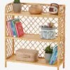 Etagère Bibliothèque Rotin 3 Niveaux Eden Naturel - Vertbaudet -Produits Pour Bébé etagere bibliotheque rotin 3 niveaux eden