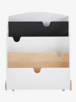 Etagère Pour Livres à Roulettes LIGNE SCHOOL Rose - Vertbaudet -Produits Pour Bébé etagere pour livres a roulettes ligne school 2