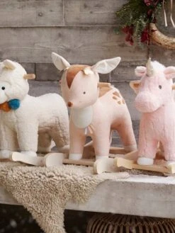 Faon à Bascule En Bois FSC® Multicolore - Vertbaudet -Produits Pour Bébé faon a bascule en bois fsc 3