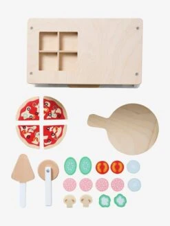 Four à Pizza En Bois FSC® Beige - Vertbaudet -Produits Pour Bébé four a pizza en bois fsc 2