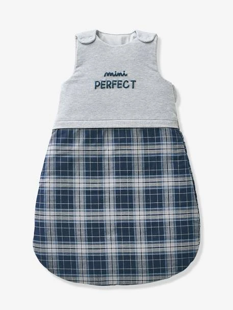 Gigoteuse Manches Amovibles MINI PERFECT Gris Chiné / Bleu - Vertbaudet 4 Gigoteuse Manches Amovibles MINI PERFECT Gris Chiné / Bleu - Vertbaudet – Image 2