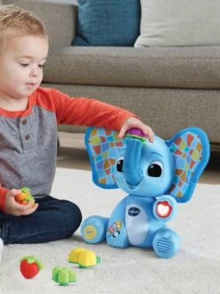 Gontran, Mon éléphant Gourmand - VTECH Bleu - Toutes Les Marques -Produits Pour Bébé gontran mon elephant gourmand vtech 2