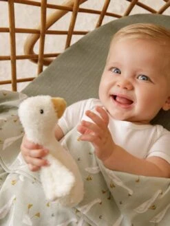 Hochet Couineur Little Goose - LITTLE DUTCH Blanc - Little Dutch -Produits Pour Bébé hochet couineur little goose little dutch 3