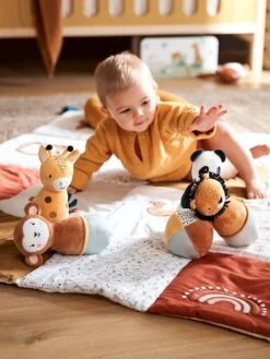 Jeu De Quilles En Tissu TANZANIE Multicolore - Vertbaudet -Produits Pour Bébé jeu de quilles en tissu tanzanie 3