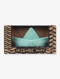 Jouet De Bain Bateau Origami - OLI & CAROL Menthe - Oli Et Carol -Produits Pour Bébé jouet de bain bateau origami oli carol 4