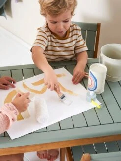 Kit Du Peintre En Bois FSC® Bleu - Vertbaudet -Produits Pour Bébé kit du peintre en bois fsc 3