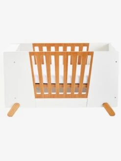 Lit Bébé Avec Barrière Amovible + Rangement Bibliothèque LIGNE PIROUETTE Blanc - Vertbaudet -Produits Pour Bébé lit bebe avec barriere amovible rangement bibliotheque ligne pirouette 5