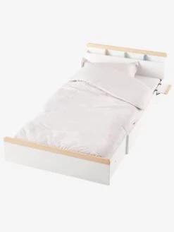 Lit évolutif Enfant LIGNE ABC Blanc - Bois - Vertbaudet -Produits Pour Bébé lit evolutif enfant ligne abc 2