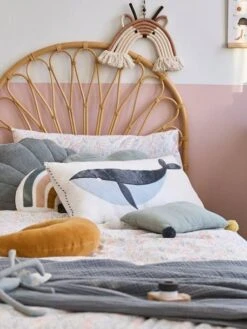 Lot De 2 Coussins SOUS L'OCÉAN Bleu - Vertbaudet -Produits Pour Bébé lot de 2 coussins sous locean 2