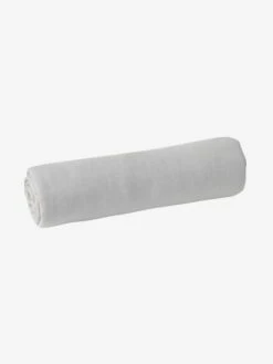 Lot De 2 Draps-housses Bébé En Jersey Extensible Gris + Blanc - Vertbaudet -Produits Pour Bébé lot de 2 draps housses bebe en jersey extensible 3