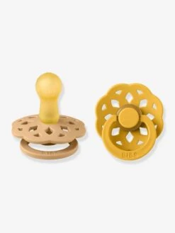 Lot De 2 Sucettes-tétines BIBS Bohème, Taille 1 De 0 à 6 Mois Pêche + Terracotta - Bibs -Produits Pour Bébé lot de 2 sucettes tetines bibs boheme taille 1 de 0 a 6 mois 2