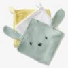 Lot De 3 Langes En Gaze De Coton MENTHE A L'EAU Vert / Multicolore - Vertbaudet -Produits Pour Bébé lot de 3 langes en gaze de coton menthe a leau
