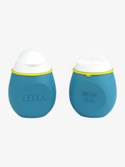Lot De Gourdes Pour Compotes BEABA Babysqueez' 2 En 1 + Squeez'portion Blue - Beaba -Produits Pour Bébé lot de gourdes pour compotes beaba babysqueez 2 en 1 squeezportion 3