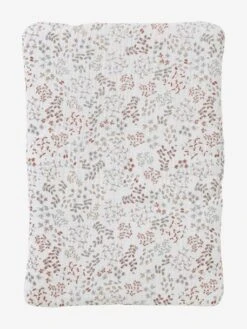 Matelas à Langer Poupon En Gaze De Coton Flora Multicolore - Vertbaudet -Produits Pour Bébé matelas a langer poupon en gaze de coton flora 3