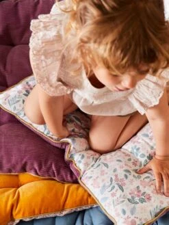 Matelas De Sol Bi-matière VICTORIA Prune - Vertbaudet -Produits Pour Bébé matelas de sol bi matiere victoria 3