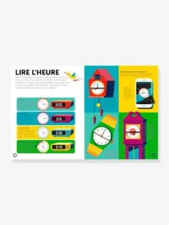 Mon Livre Animé Pour Lire L'heure - TOURBILLON Blanc - Hachette -Produits Pour Bébé mon livre anime pour lire lheure tourbillon 2