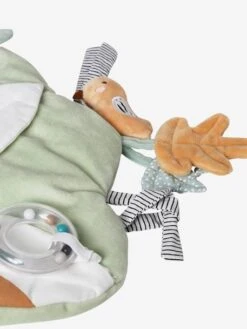 Panneau D'activités Musical En Tissu TANZANIE Blanc - Vertbaudet -Produits Pour Bébé panneau dactivites musical en tissu tanzanie 2